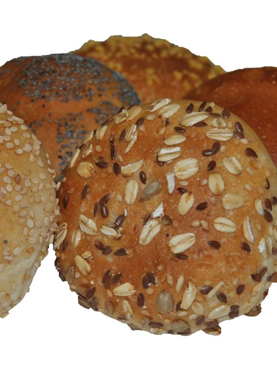 Mini broodjes wit gesorteerd (per 6)